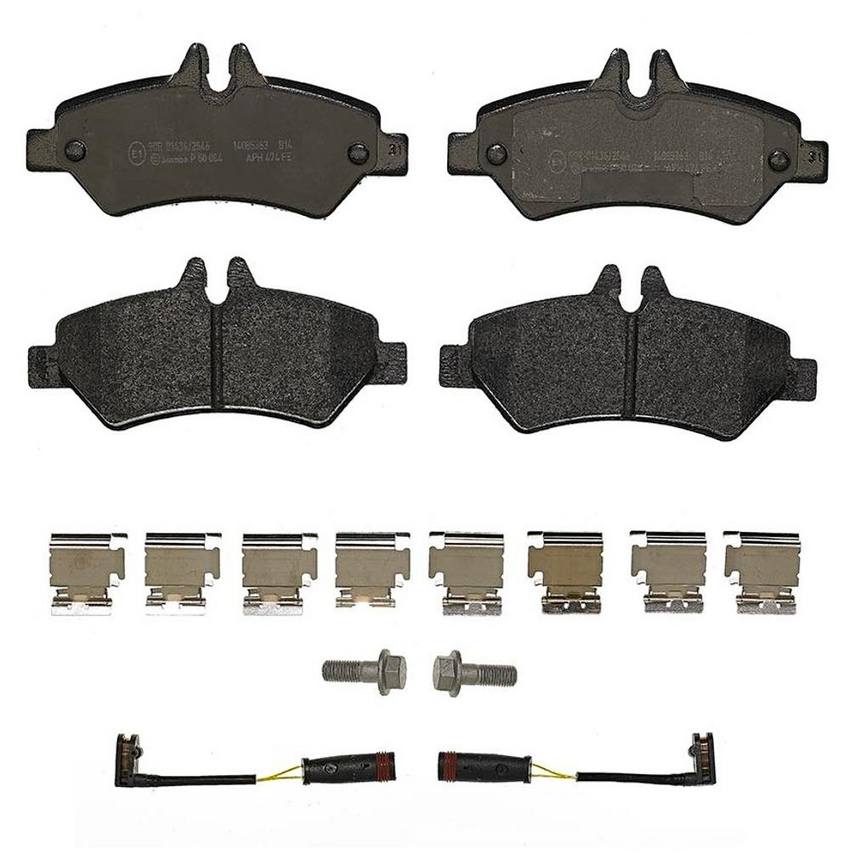 Mercedes Sprinter Brembo Brake Pad Kit - Rear (Low-Met) (with Sensors) - Brembo 2707362KIT